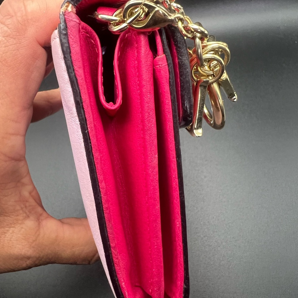 Christian Dior Lady Dior WOC ๐FUSHIA ๐& Mauve combo. W/ COA & Dust Bag - Picture 11 of 16